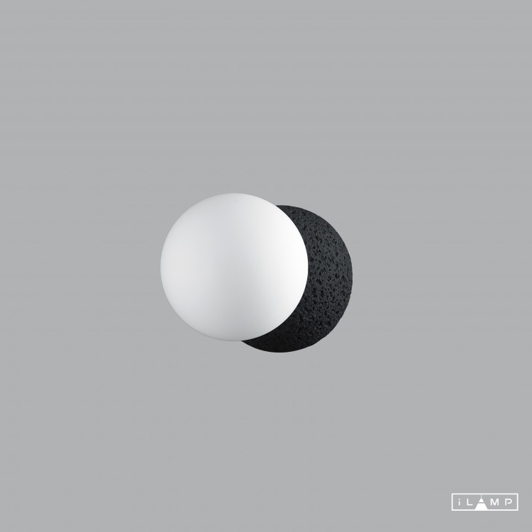 Настенный светильник iLamp FOXTROT 10695W/1-D100 BLACK&amp;WHITE