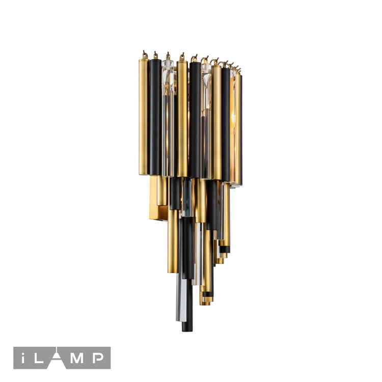 Настенный светильник iLamp Tribeca 097B-3 Matt Bronze&amp;Black