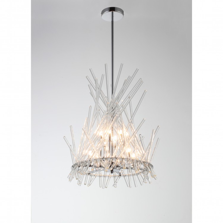 Светильник подвесной CASA 966C-12 CR+CL