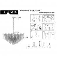 Светильник подвесной GRAMERCY 670P-16 CR+CL