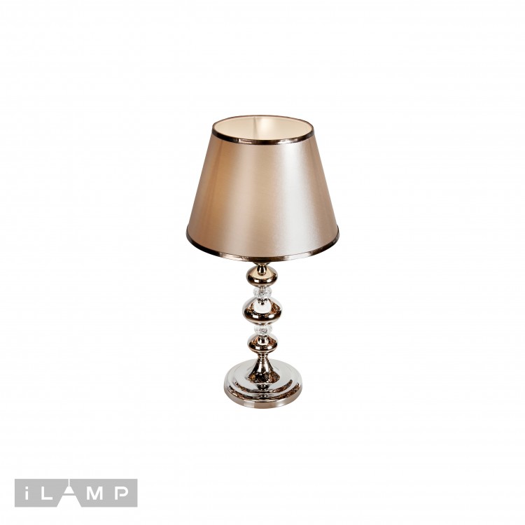 Настольная лампа iLamp Brooklyn T2401-1 Nickel