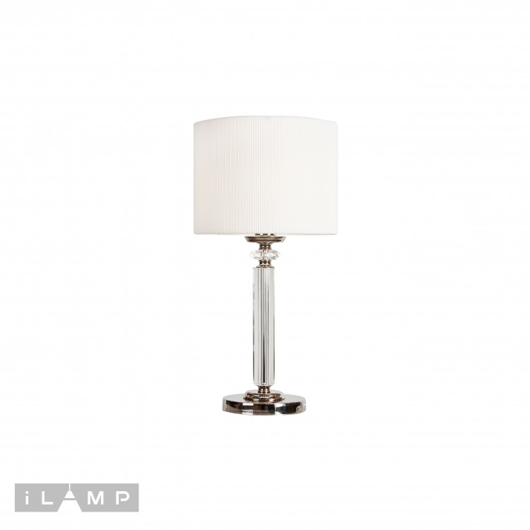 Настольная лампа iLamp Alexa T2404-1 Nickel