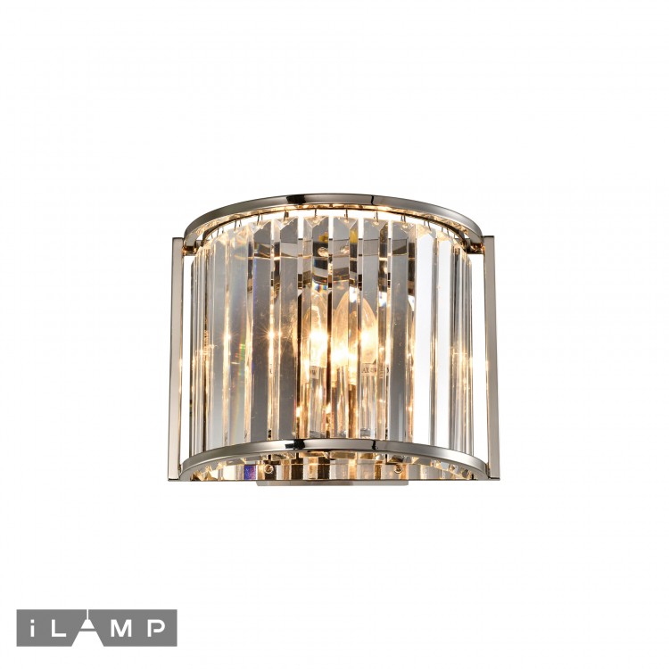 Настенный светильник iLamp Qeens W2553-2 Nickel
