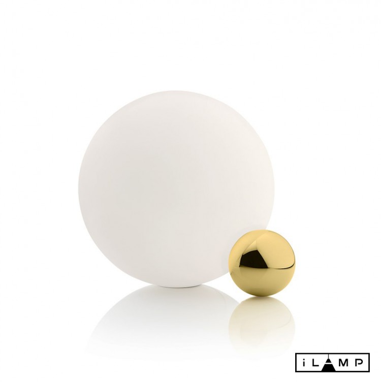 Настольный светильник iLamp MONO 10240T/1-D250 WHITE&GOLD